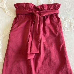 H&M paper bag waist skirt